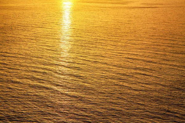 Отражение Солнечного Света Водной Поверхности Моря — стоковое фото