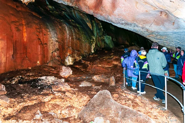 Srpna2021 Oblast Simferopol Krym Ukrajina Pro Skupinu Turistů Zde Exkurze — Stock fotografie