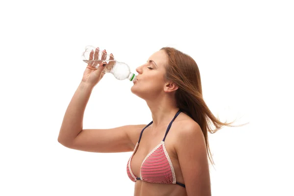 Swallow of a clean water — Stock Photo, Image