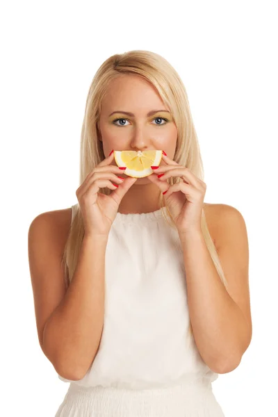 Lemon smile — Stock Photo, Image