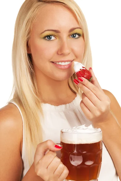 That's why I like beer for — Stock Image That's why I like beer for Royalty Free Stock Photos