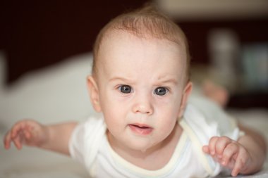 sanatsal yüz drooling bebek