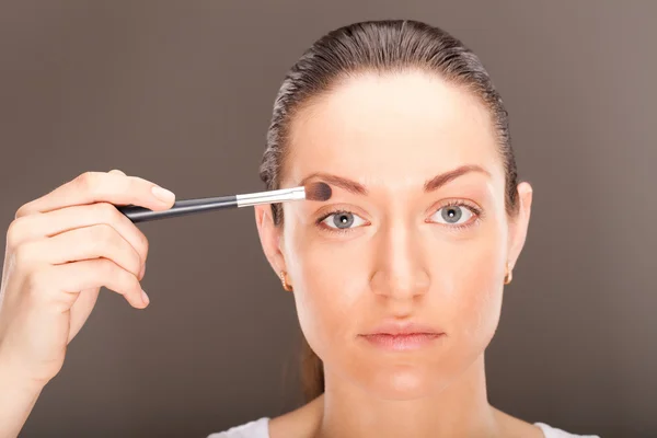 Hacer maquillaje. — Foto de Stock