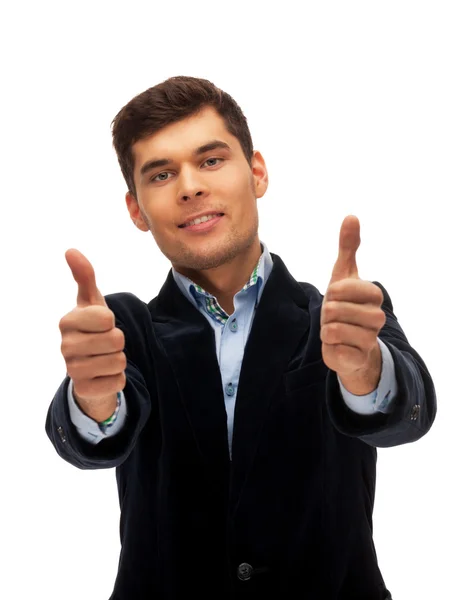 Thumbs up man — Stock Photo, Image