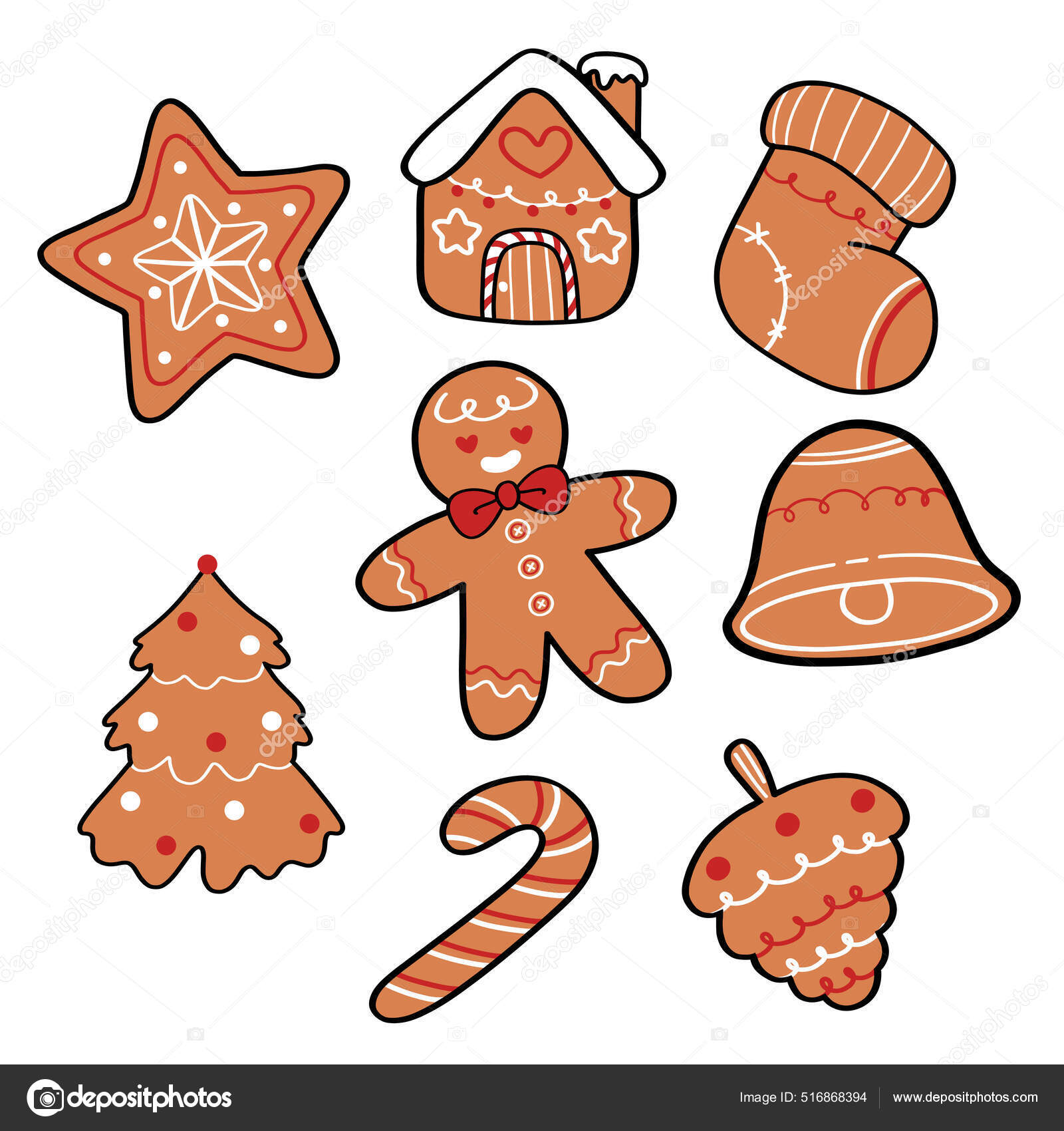 How to draw Kawaii CHRISTMAS COOKIE l Como desenhar BISCOITO de