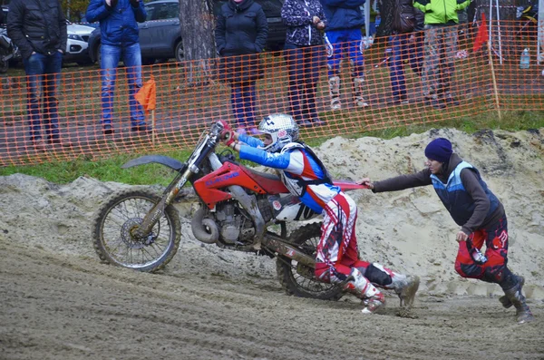 Konkursy na wyścig motocykli cross-country — Zdjęcie stockowe