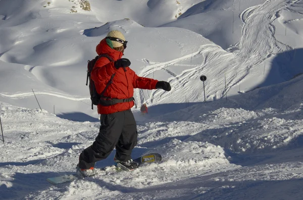 Ski resort Frankrike espace killy — Stockfoto