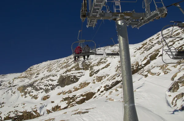 Ski resort Frankrike espace killy — Stockfoto