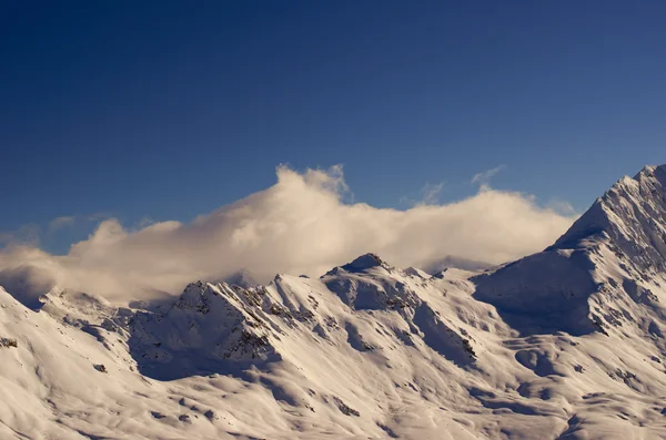 Skigebiet frankreich espace killy — Stockfoto