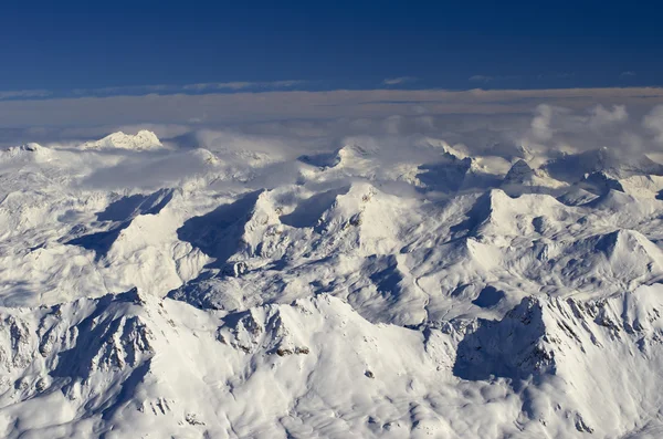 Ski resort Frankrijk espace killy — Stockfoto