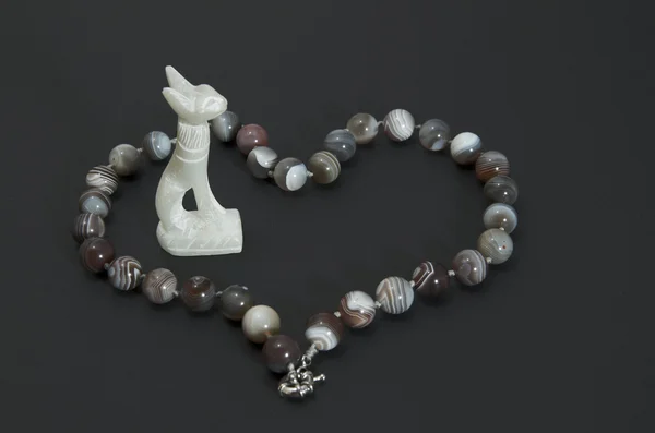 Bracelet made of glass beads. — Stock Photo, Image