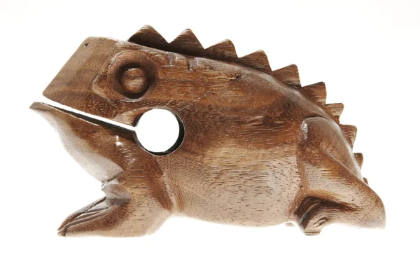 Figurine of a frog from the tree. — Stock Photo, Image