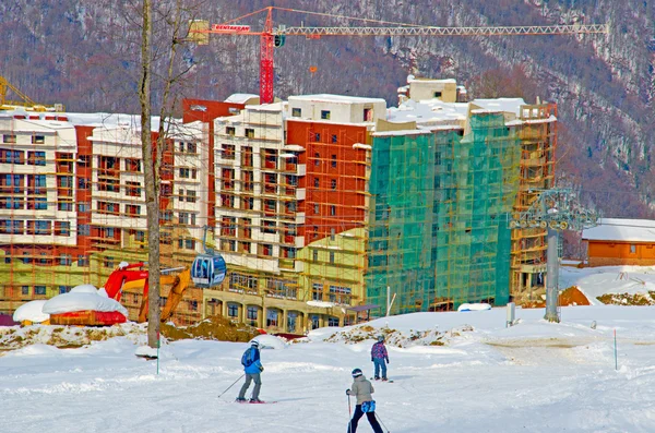 Comprensorio sciistico di Krasnaya Polyana . — Foto Stock