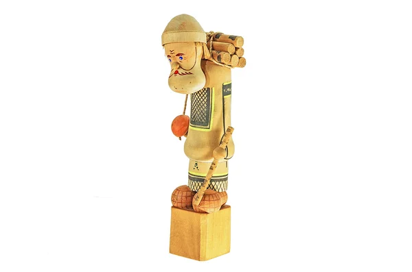 Statuetta in legno nonno . — Foto Stock