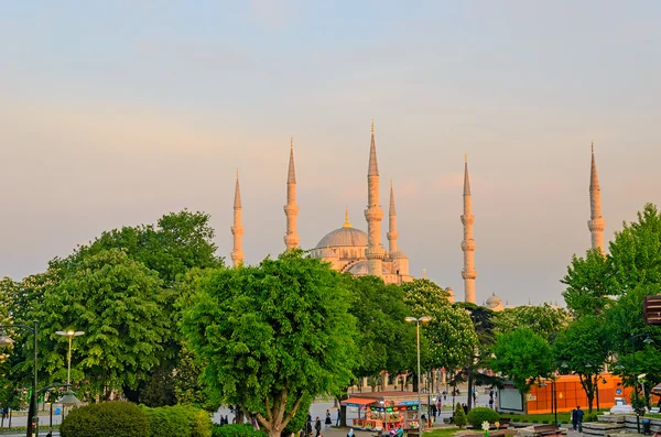 Blauwe Moskee in Istanbul. — Stockfoto