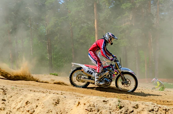 Lytkarino, moscow region, Federacja Rosyjska - 18 maja 2013: motocross Mistrzostwa mo — Zdjęcie stockowe