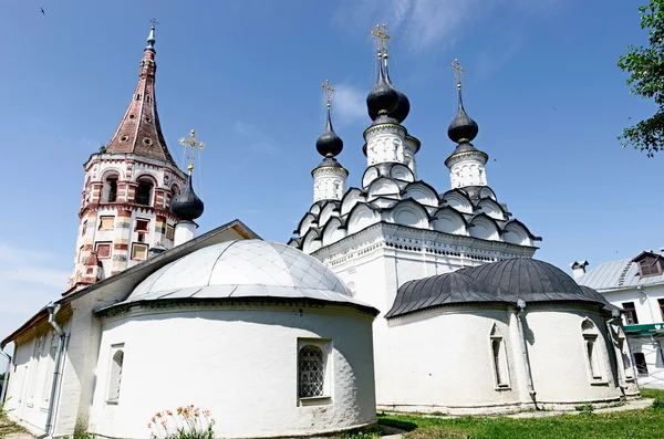 El anillo de oro de Rusia, ciudad de Suzdal . — Foto de Stock