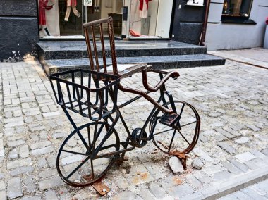 Kiev ana cadde görünümü.