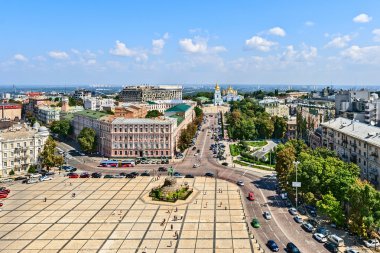 bogdan khmelnitsky, 1888 yılında, kiev, Ukrayna dikilen Anıtı.