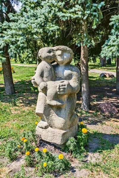 Ancient stone idols, Kiev. — Stock Photo, Image