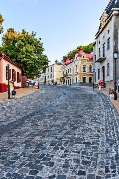 Andreevsky abfahrt - eine der uralten routen von kijew, ukraine. — Stockfoto