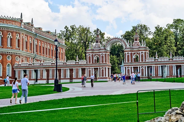 Landgoed van tsaritsyno in Moskou, Rusland. — Stockfoto