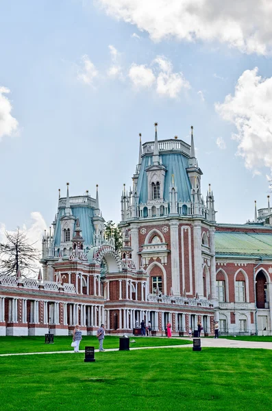 Panství tsaritsyno v Moskvě, Rusko. — Stock fotografie