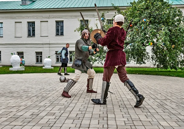 Joust na terytorium klasztoru. — Zdjęcie stockowe