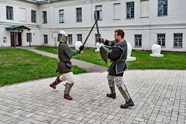 Joust na terytorium klasztoru. — Zdjęcie stockowe