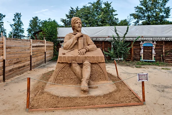 Sand sculptures in Rostov Veliky. — Stock Photo, Image