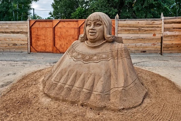 Sandskulpturen in Rostow am Don. — Stockfoto