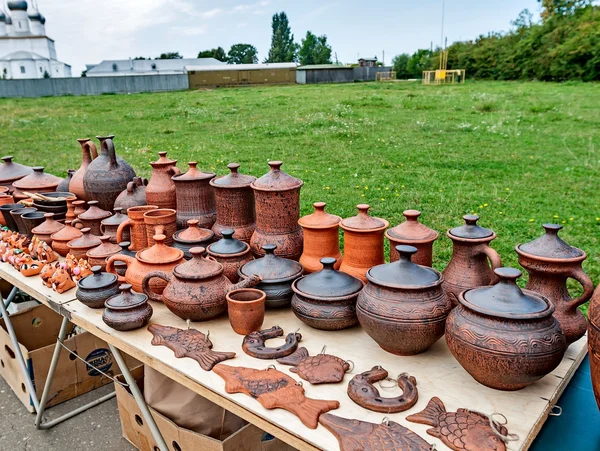 Rostov, Rusya büyük sakinleri halk el sanatları. — Stok fotoğraf