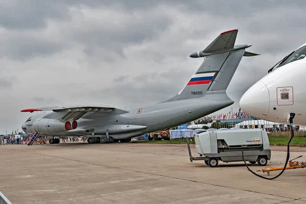 Международный авиационно-космический салон МАКС в г. Жуковский, Россия — стоковое фото