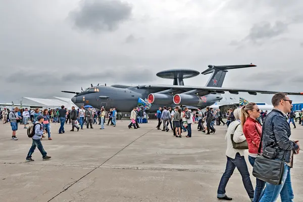 国際航空・宇宙サロン maks ジュコーフ スキー、ロシアで — ストック写真