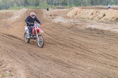 Motocross, ramenskoe, Rusya Federasyonu.