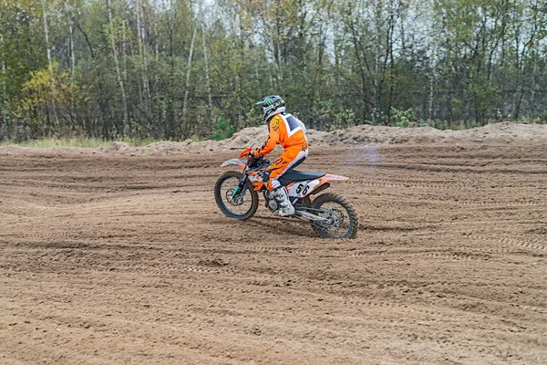 Motocross, Ramenskoe, Rússia . — Fotografia de Stock