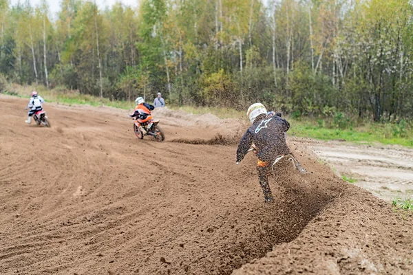 Motocross, ramenskoe, russland. — Stockfoto