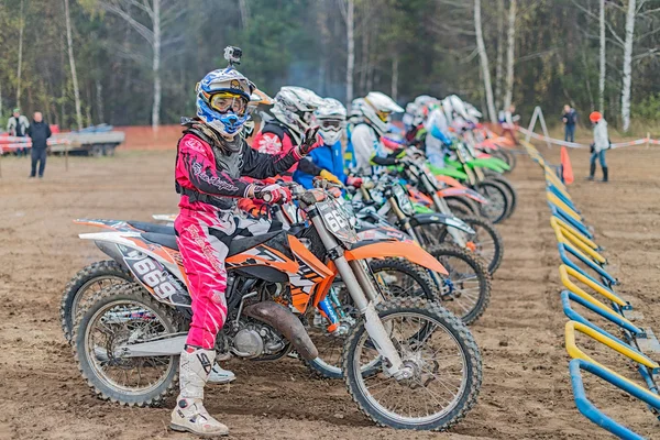 Motocross, ramenskoe, Federacja Rosyjska. — Zdjęcie stockowe