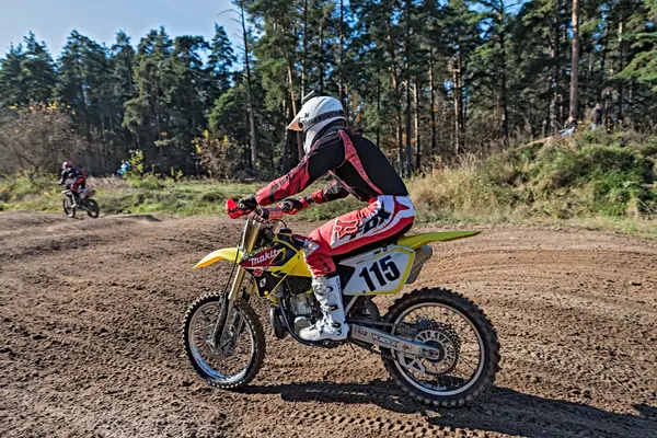 Motocross, Lytkarino, Rússia . — Fotografia de Stock