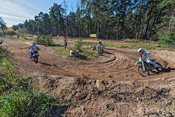 Motocross, lytkarino, Federacja Rosyjska. — Zdjęcie stockowe