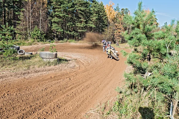 Motocross, lytkarino, Rusya Federasyonu. — Stok fotoğraf