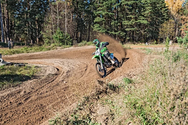 Motocross, lytkarino, Ryssland. — Stockfoto