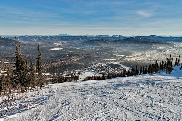 Station de ski Sheregesh, région de Kemerovo, Russie . — Photo