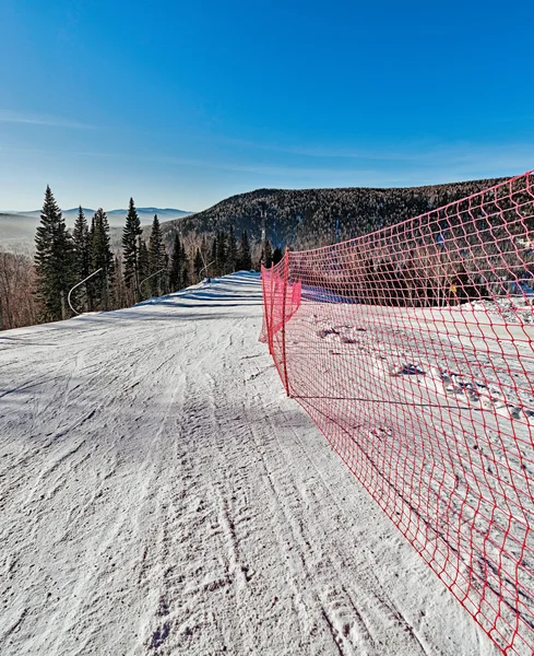 Ski resort sheregesh, regionu kemerovo, Rusko. — Stock fotografie