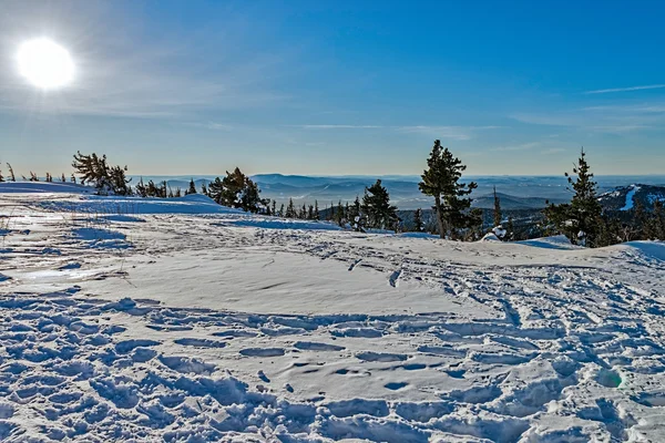 Ski resort sheregesh, kemerovo region, Ryssland. — Stockfoto