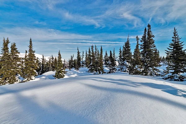 Ski resort sheregesh, kemerovo region, Ryssland. — Stockfoto