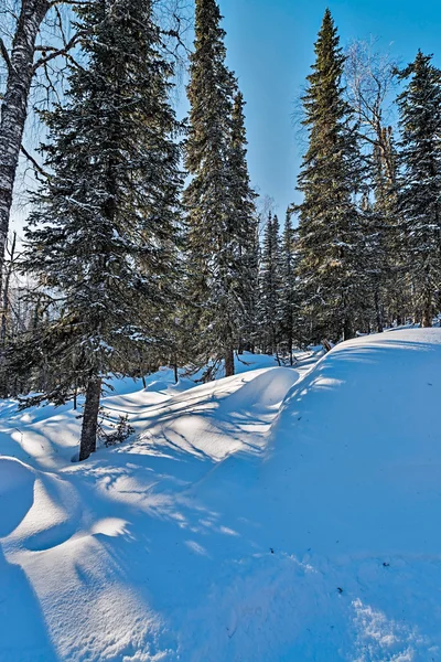 Ski resort sheregesh, kemerovo region, Ryssland. — Stockfoto