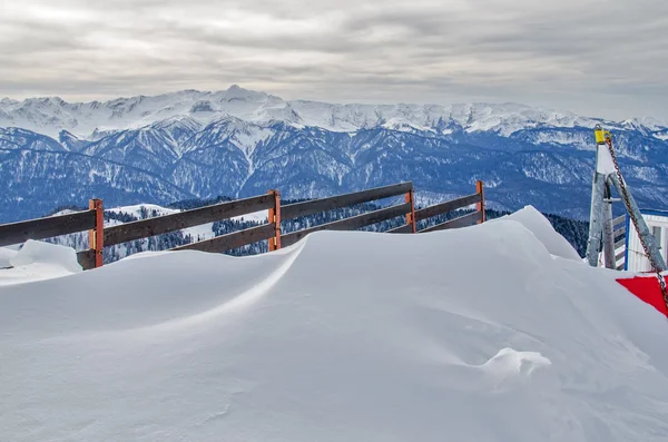 Piste de ski olympique Rosa Khutor . — Photo