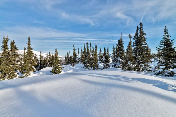 Ski resort sheregesh, regionu kemerovo, Rusko. — Stock fotografie