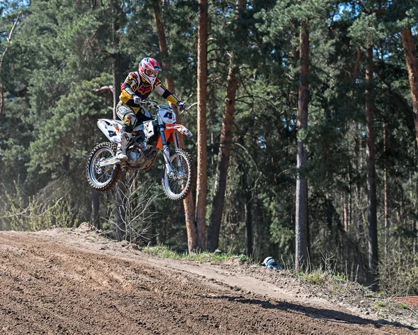 Motocross compertitions. — Zdjęcie stockowe